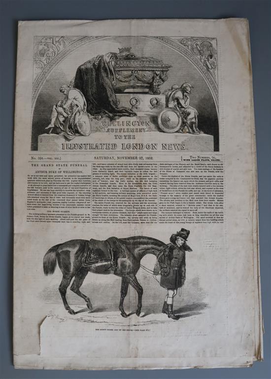A Wellington Supplement to the Illustrated London News, No.594, Saturday November 27th 1852 - Special
